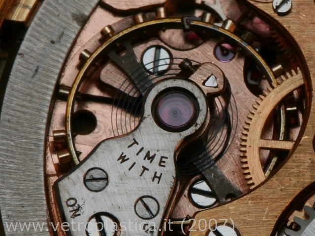 Movimento Rolex cal. 10 1/2" Kew A Tested: dettaglio del bilanciere