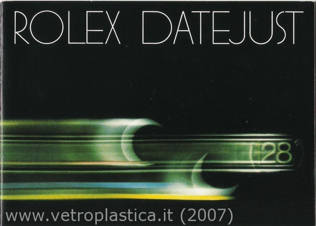 Libretto istruzioni Rolex Datejust &amp; TOG 80's