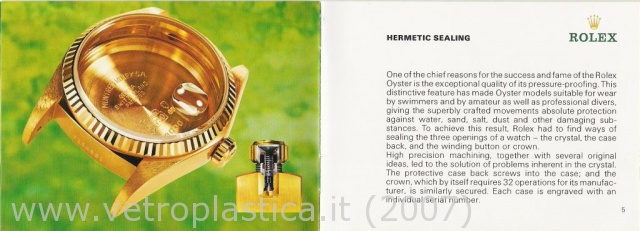 Libretto istruzioni Rolex Datejust &amp; TOG 80's