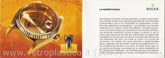 Libretto istruzioni Rolex Day-Date 80's