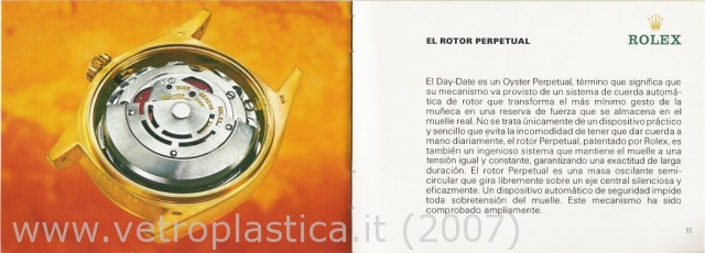 Libretto istruzioni Rolex Day-Date 80's