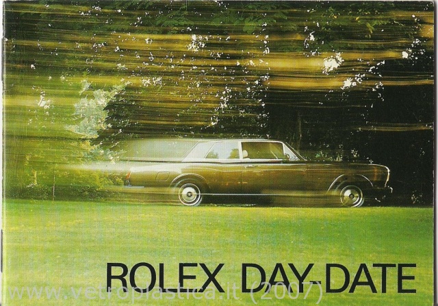 Libretto istruzioni Rolex Day-Date 80's