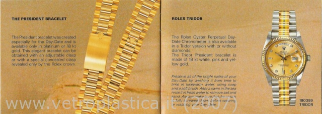 Libretto istruzioni Rolex Day-Date 80's