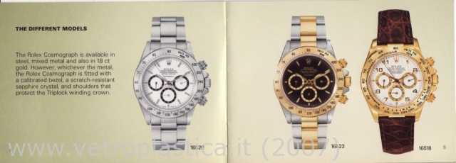 Libretto istruzioni Rolex Daytona 90's