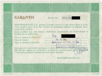 Garanzia Rolex per modelli non cronometri