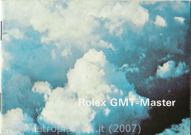 Libretto istruzioni Rolex GMT-Master 70's