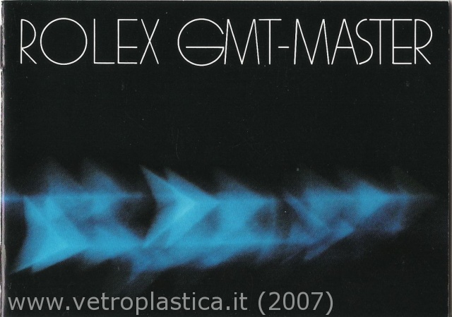 Libretto istruzioni Rolex GMT-Master 80's