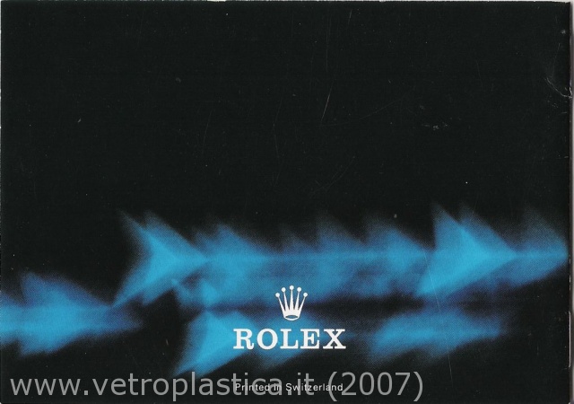 Libretto istruzioni Rolex GMT-Master 80's