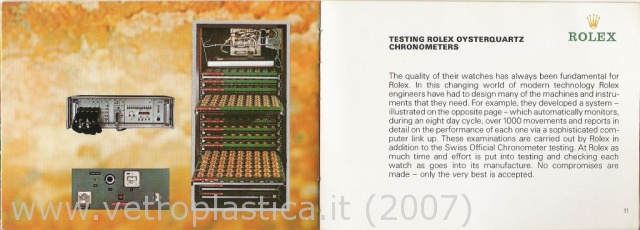 Libretto istruzioni Rolex Oysterquartz 80's
