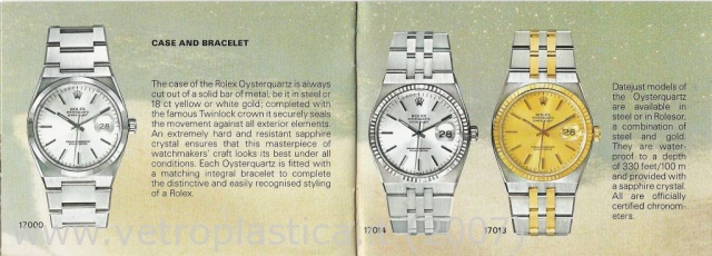 Libretto istruzioni Rolex Oysterquartz 90's