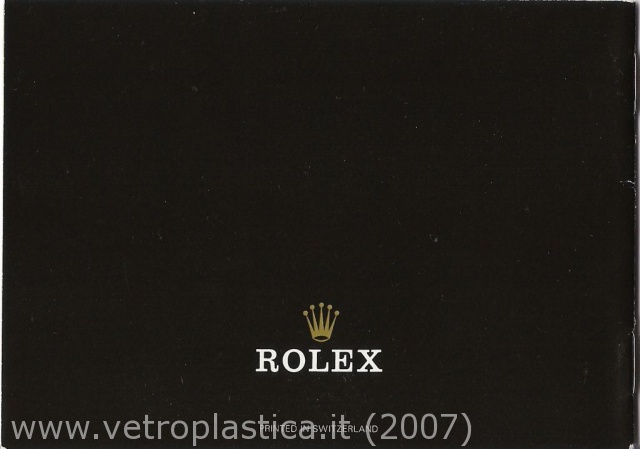 Libretto istruzioni Rolex Oysterquartz 90's