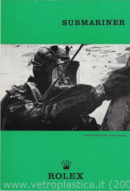 Libretto istruzioni Rolex Submariner 60's